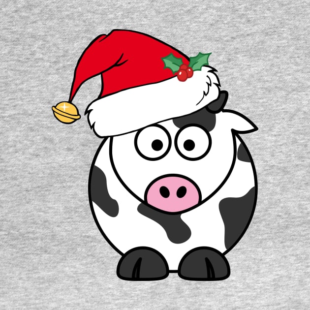 Cute Christmas Cow by epiclovedesigns